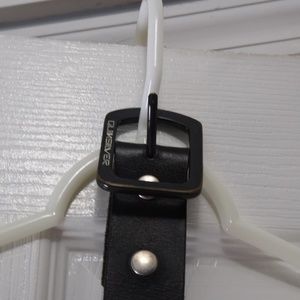 Quicksilver Black Leather Belt